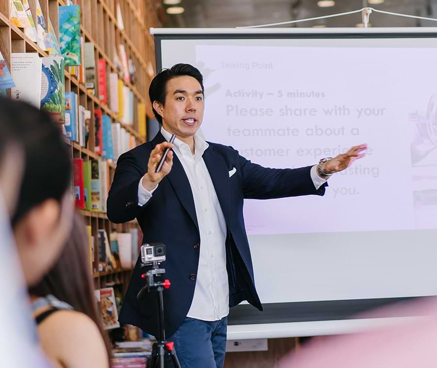 ABC | Man Giving Presentation Alliance Business Capital offers Commercial Real Estate Financing